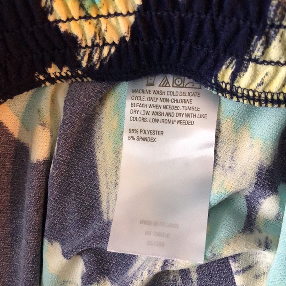 2 piece IMAN suit. Open jacket and pull on pants. Bright Navy, yellow, cheetah - Picture 13 of 16